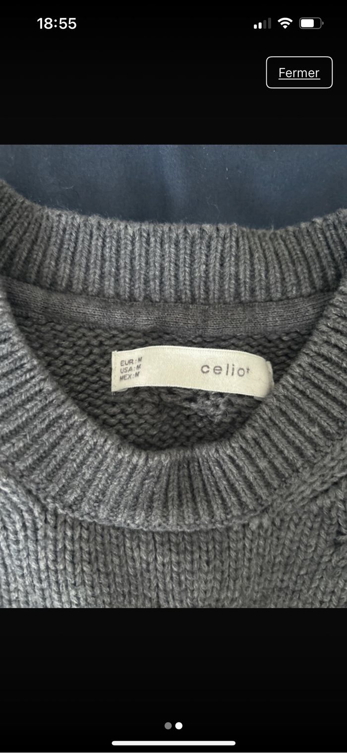 Pull gris homme - photo numéro 2