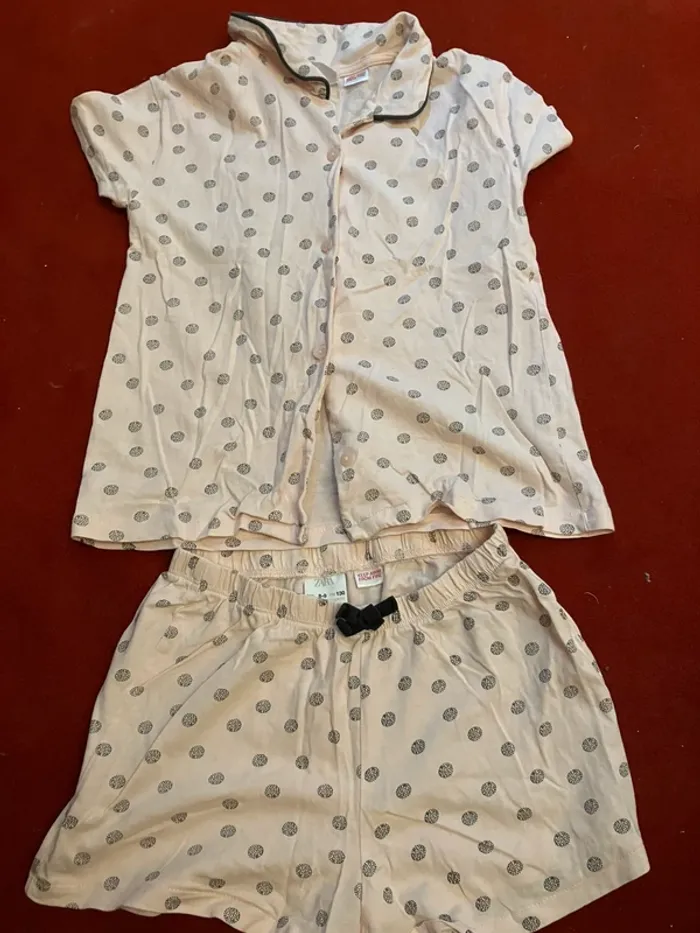Pyjama rose Zara 8-9 ans