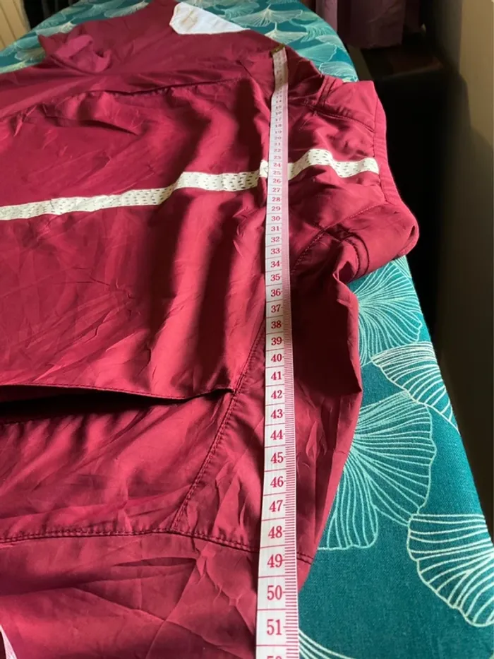 Veste coupe-vent 1/4zip manches courtes bordeaux pour homme Nike St Joseph Hawks taille M 304 - photo numéro 10