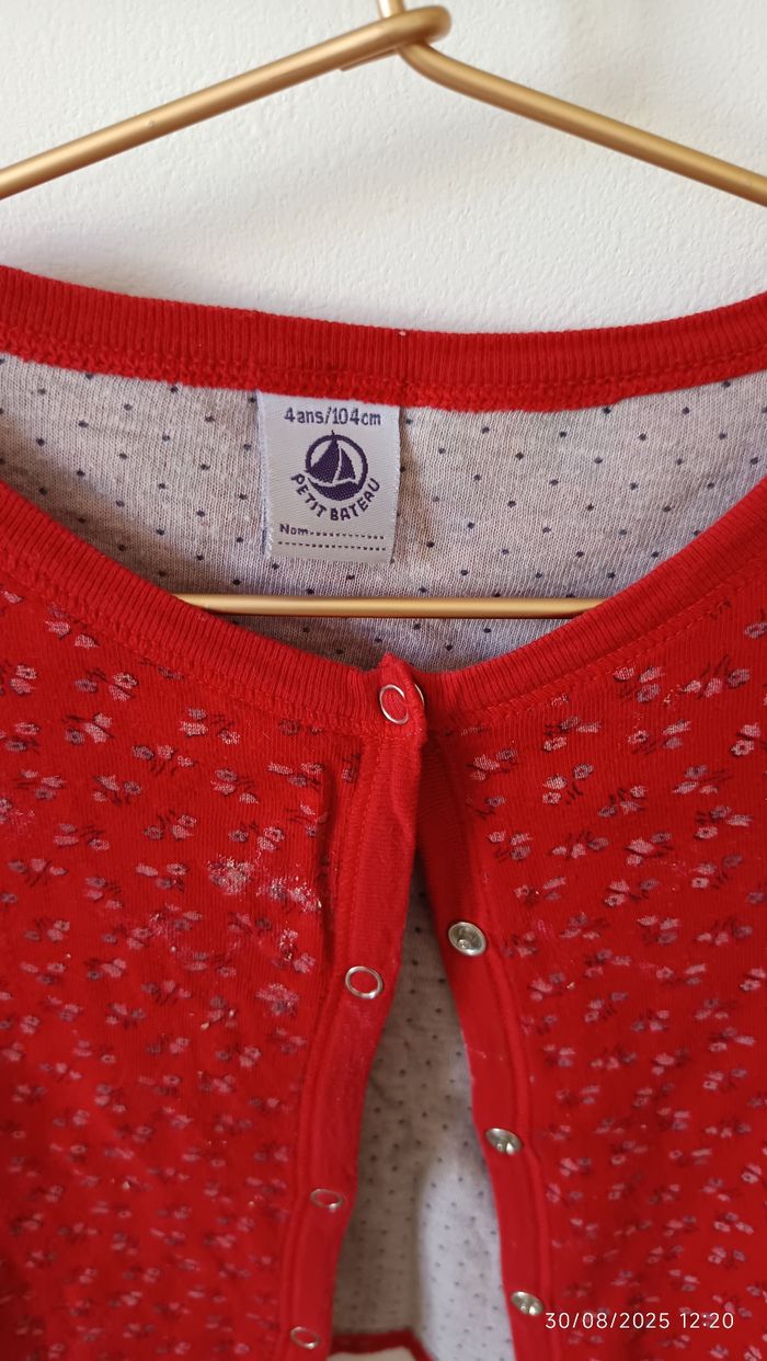 Gilet fille petit bateau - photo numéro 3
