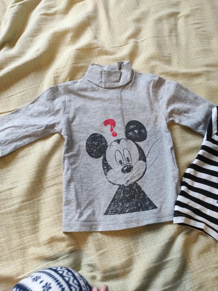 Tee shirt manche longue Mickey - photo numéro 2