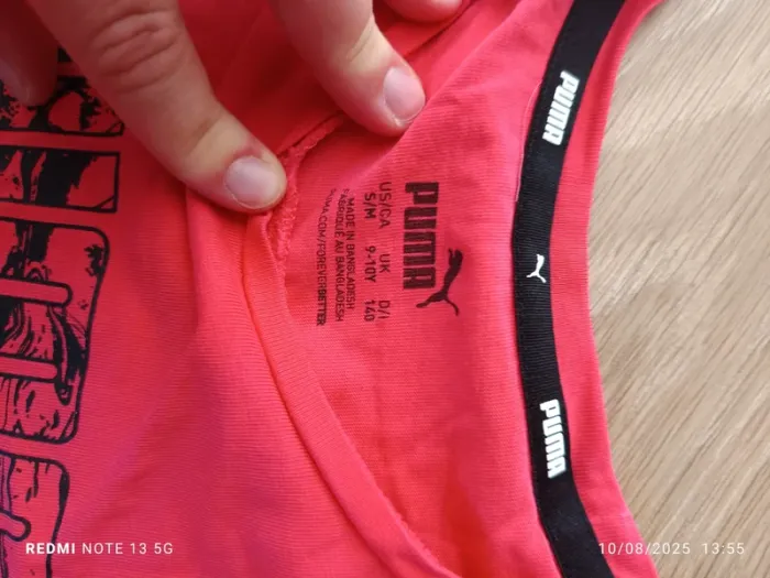 Magnifique tee shirt puma taille 8 ans - photo numéro 3