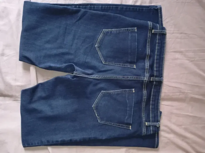 Jean skinny bleu, Kiabi, taille L, très bon état - photo numéro 3