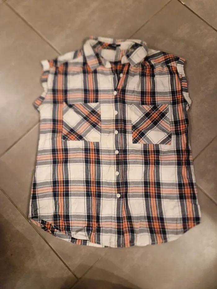 Chemise à carreaux femme