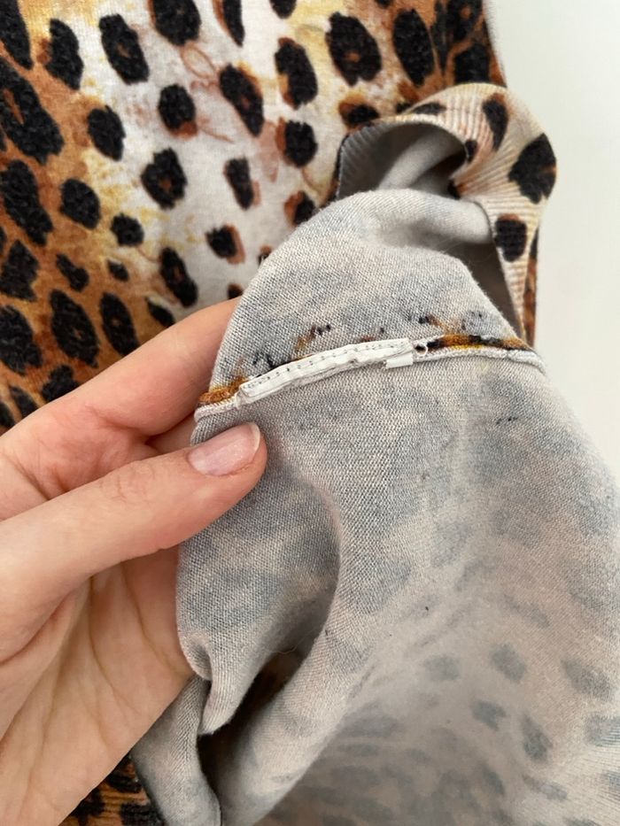 Haut leopard en maille sans manche - photo numéro 6