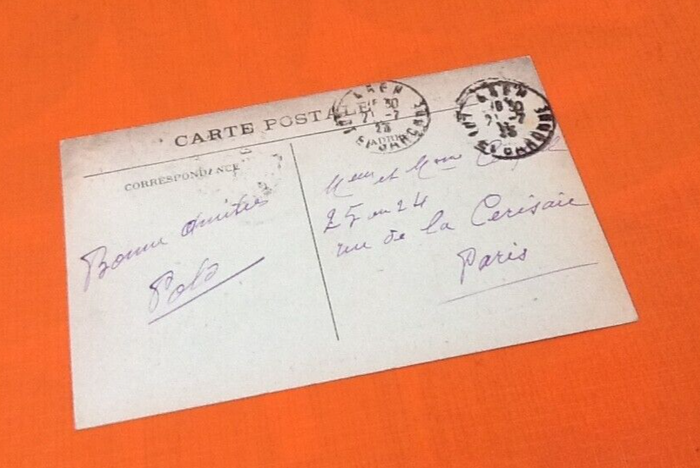 Carte postale ancienne Agen (Lot-et-Garonne) Le canal, vue prise sous le pont de la route de Bord - photo numéro 2