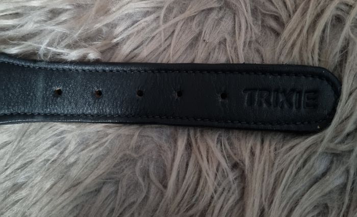 Collier chien noir avec strass taille L-XL - photo numéro 5