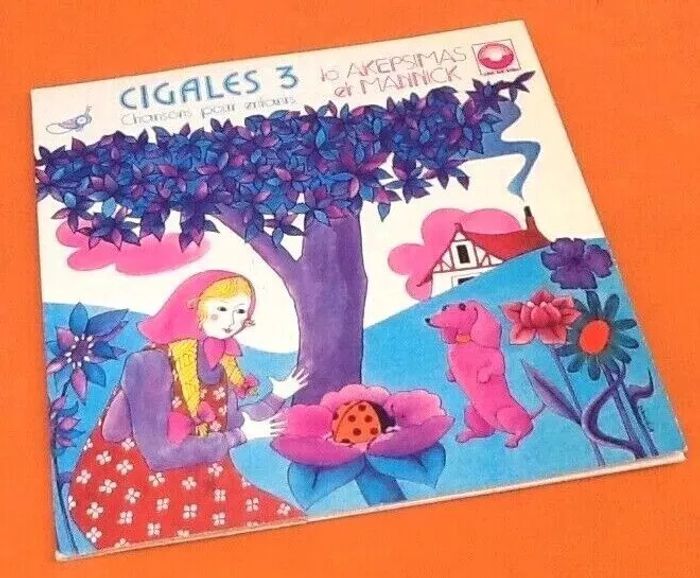 Vinyle 45 tours Cigales 3 Chansons pour enfants SM 17552 R - photo numéro 2