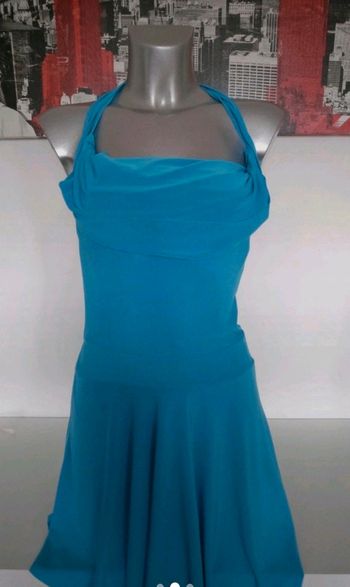 Robe dos nu bleue