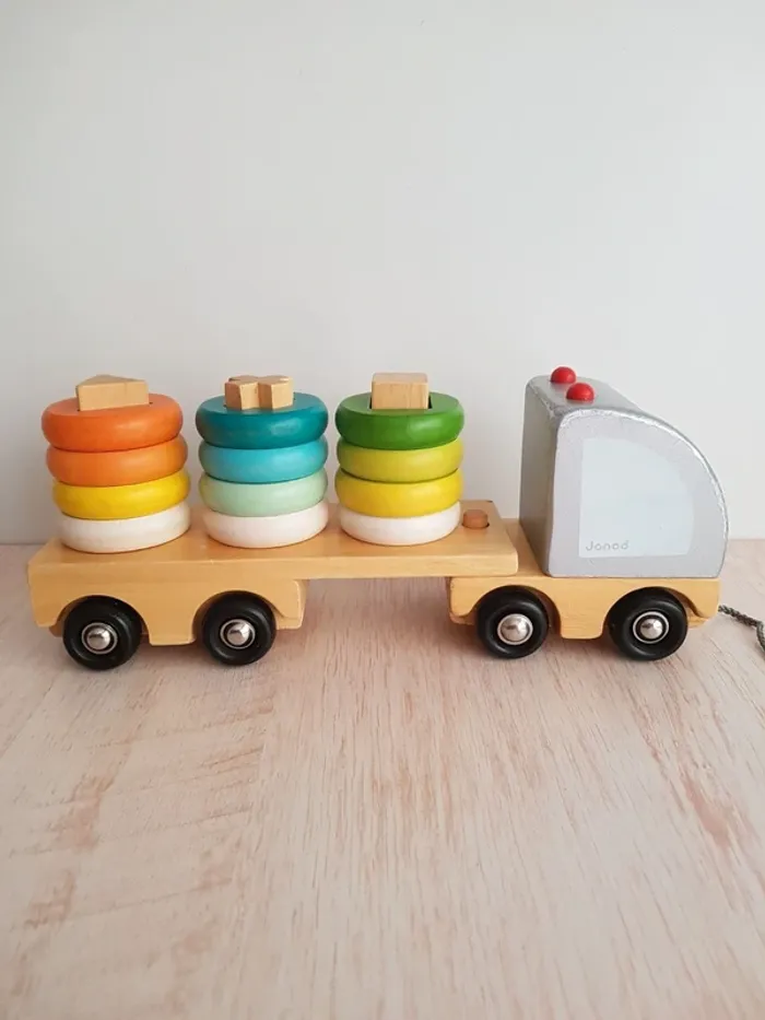 Camion multi color en bois Janod - photo numéro 13