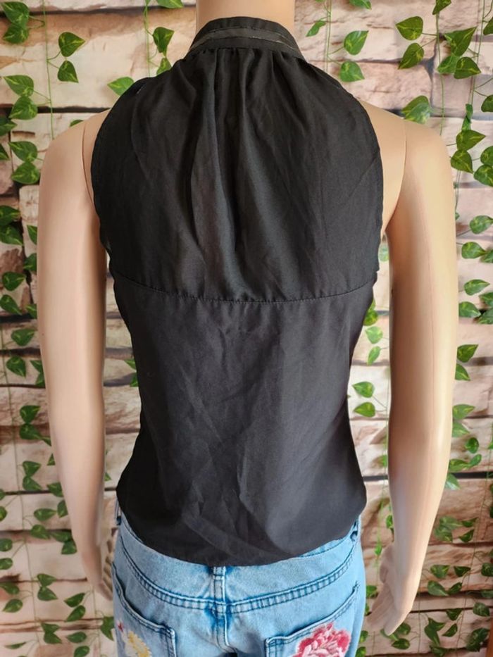 🌸Blouse noire collier Haoyouduo Taille 38🌸 - photo numéro 4