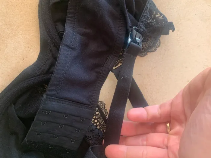 🤰 Soutien-gorge maternité/allaitement – Noir dentelle – Taille 105D – Marque La Halle - photo numéro 5