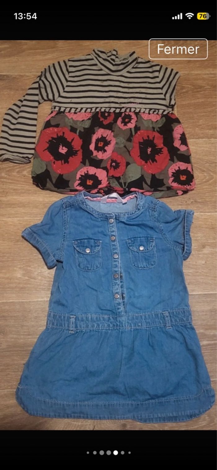 Lot de 35 vêtements bébé fille taille 24 mois - photo numéro 4