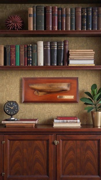 Demi coque en bois d'un bateau Cotre de Carantec