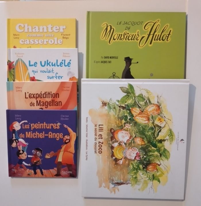 Lot de 6 livres pour enfants