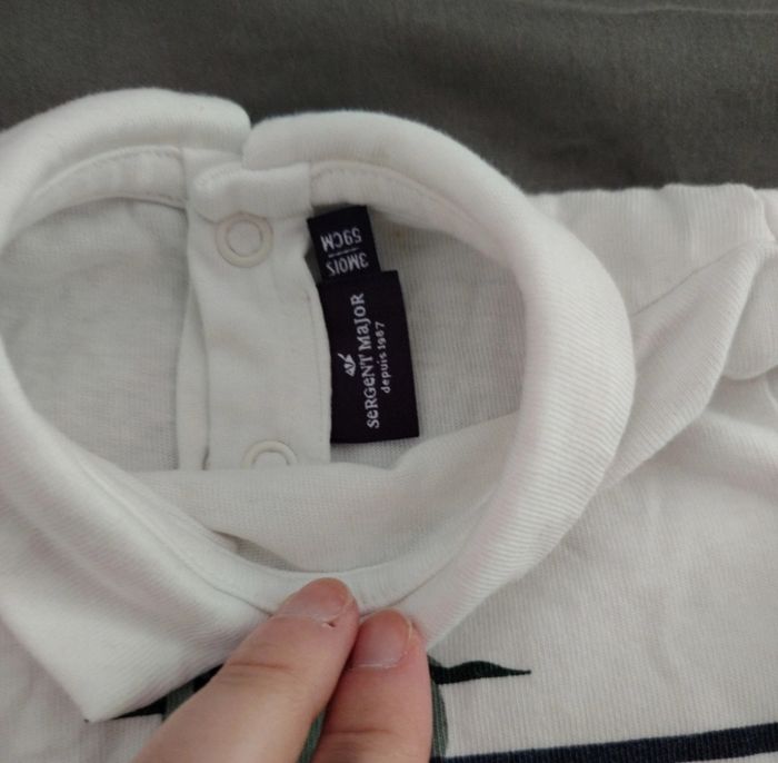 Tee shirt manches longues marinière - photo numéro 3