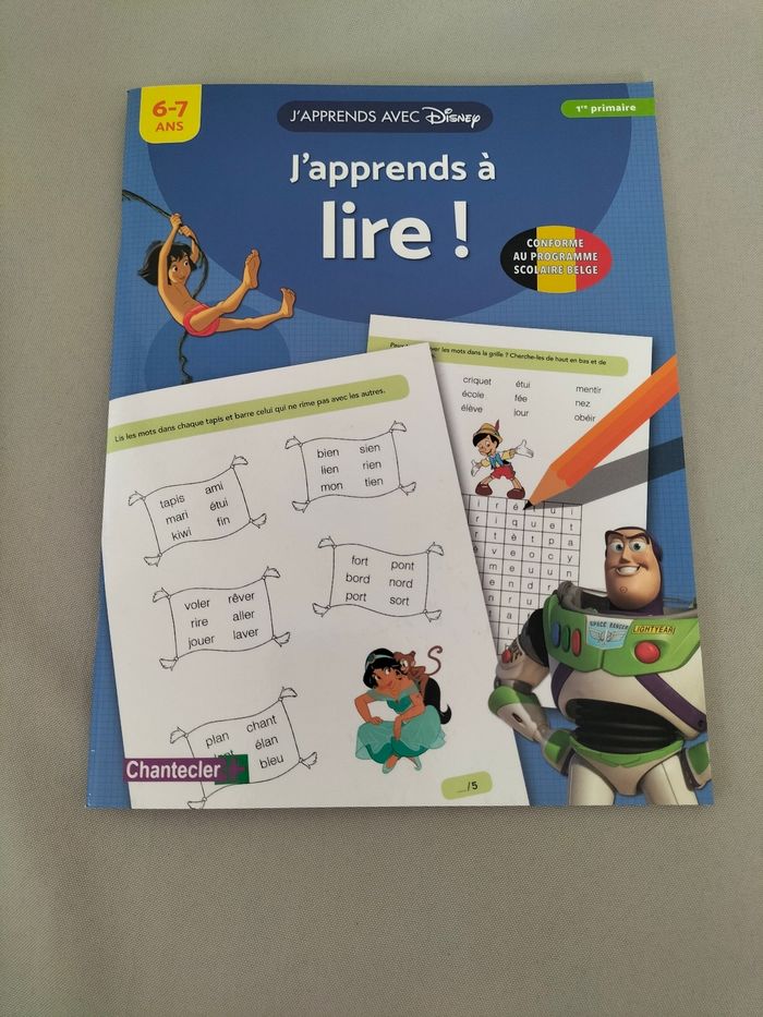 💙 J’apprends à lire avec Disney – 6 à 7 ans - Disney - Neuf 💙