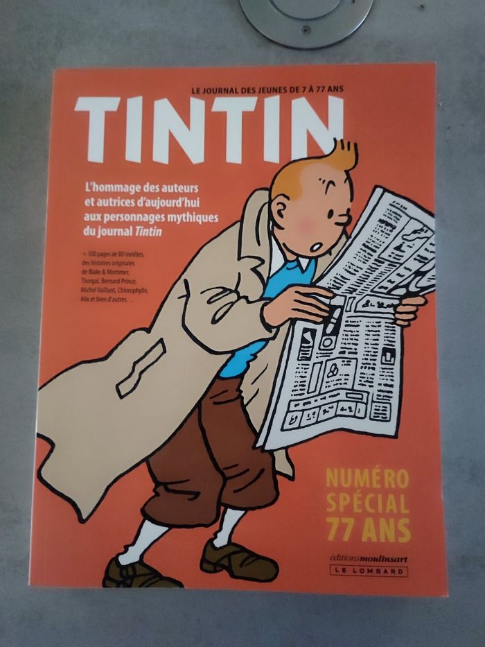 Tintin numéro spécial 77 ans