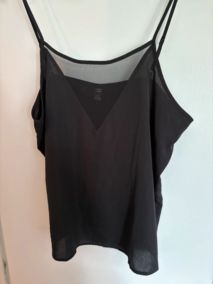 Débardeur noir transparent Shein Curve - Taille 1XL