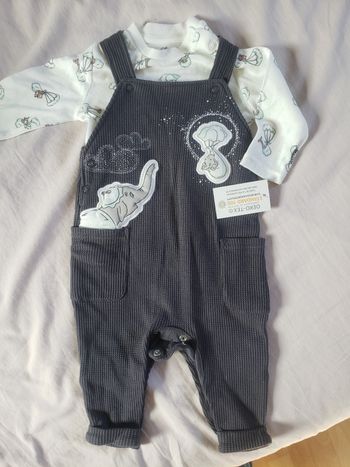 Ensemble salopette et body