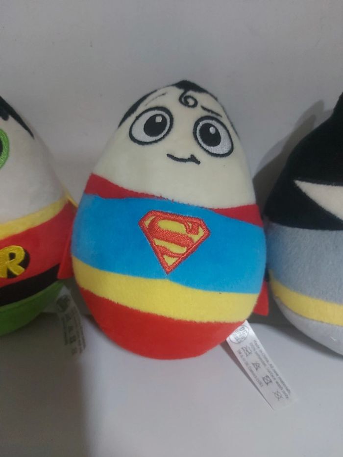 Lot 3 peluches super héros - photo numéro 3