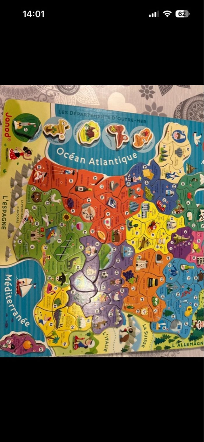 Puzzle France Janod - photo numéro 3