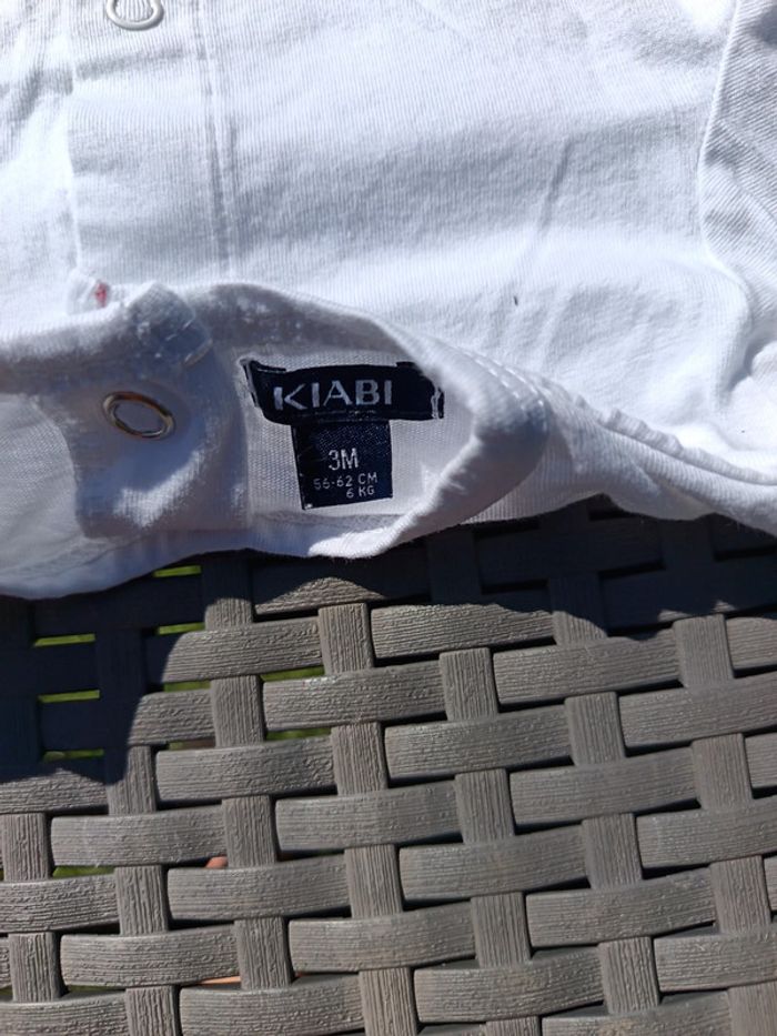 Pyjama grenouillère léger fin très bon état Kiabi 3 mois 62 cm. - photo numéro 13