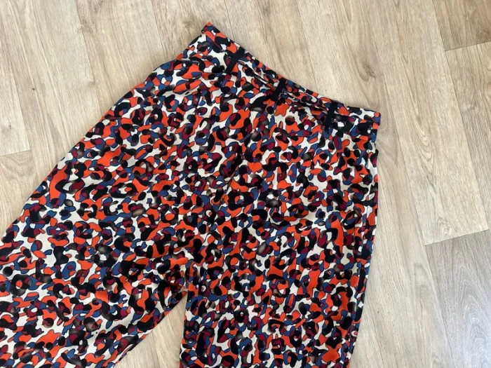 Les petites pantalon fluide, été imprimé taille M/38 multicolore - photo numéro 10