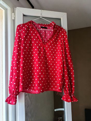 Blouse à pois