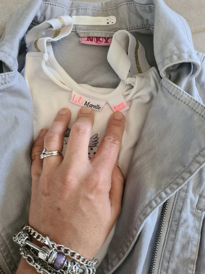 Ensemble jupe t-shirt veste - photo numéro 5