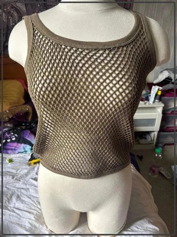 T shirt en maille transparent taille 38 neuf avec étiquette