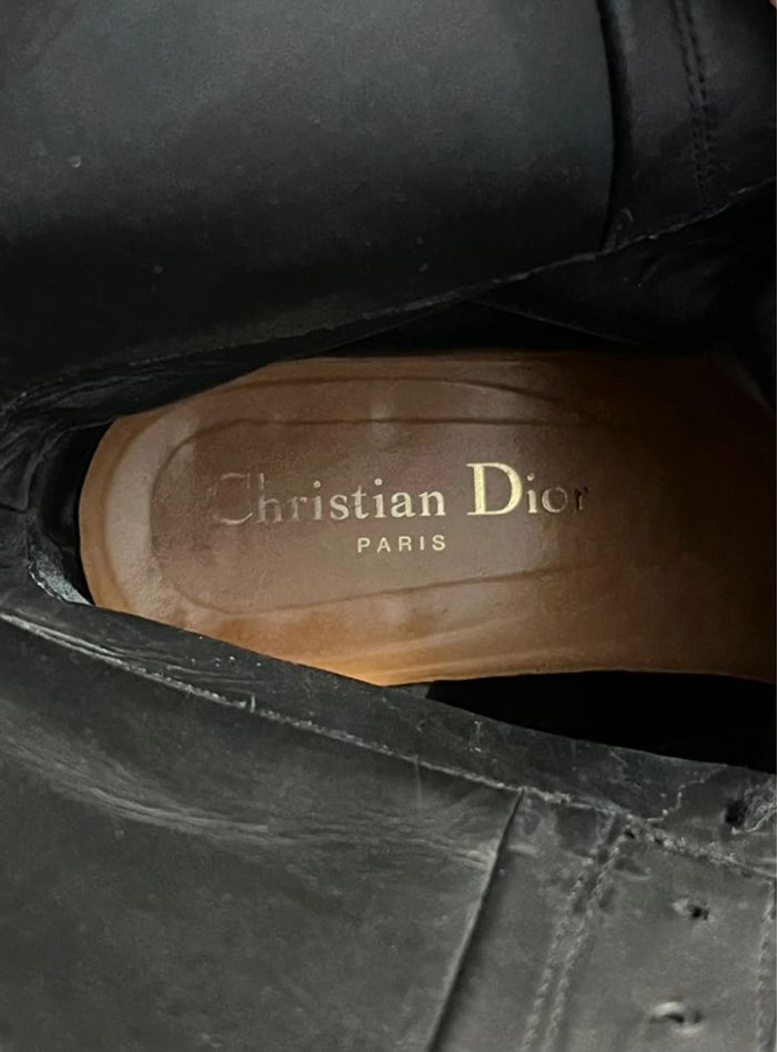 Boots Dior D-Trap en cuir noires - photo numéro 10