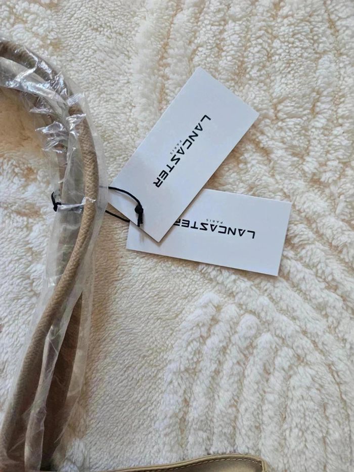 Sac Lancaster fourre-tout beige neuf - photo numéro 4