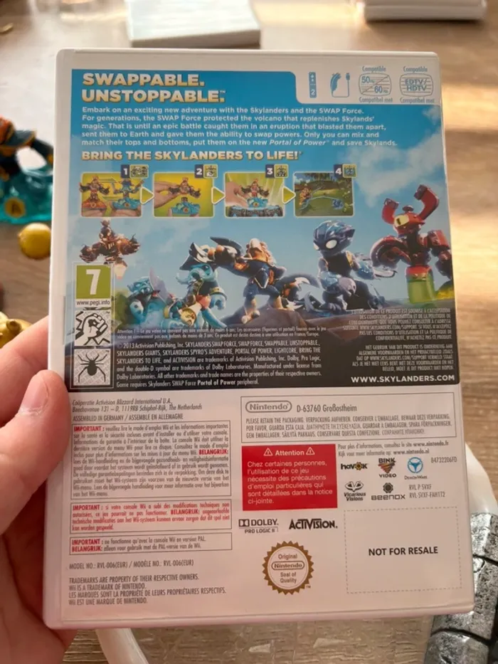 Lot de 8 figurines skylanders swap force + jeu wii - photo numéro 9