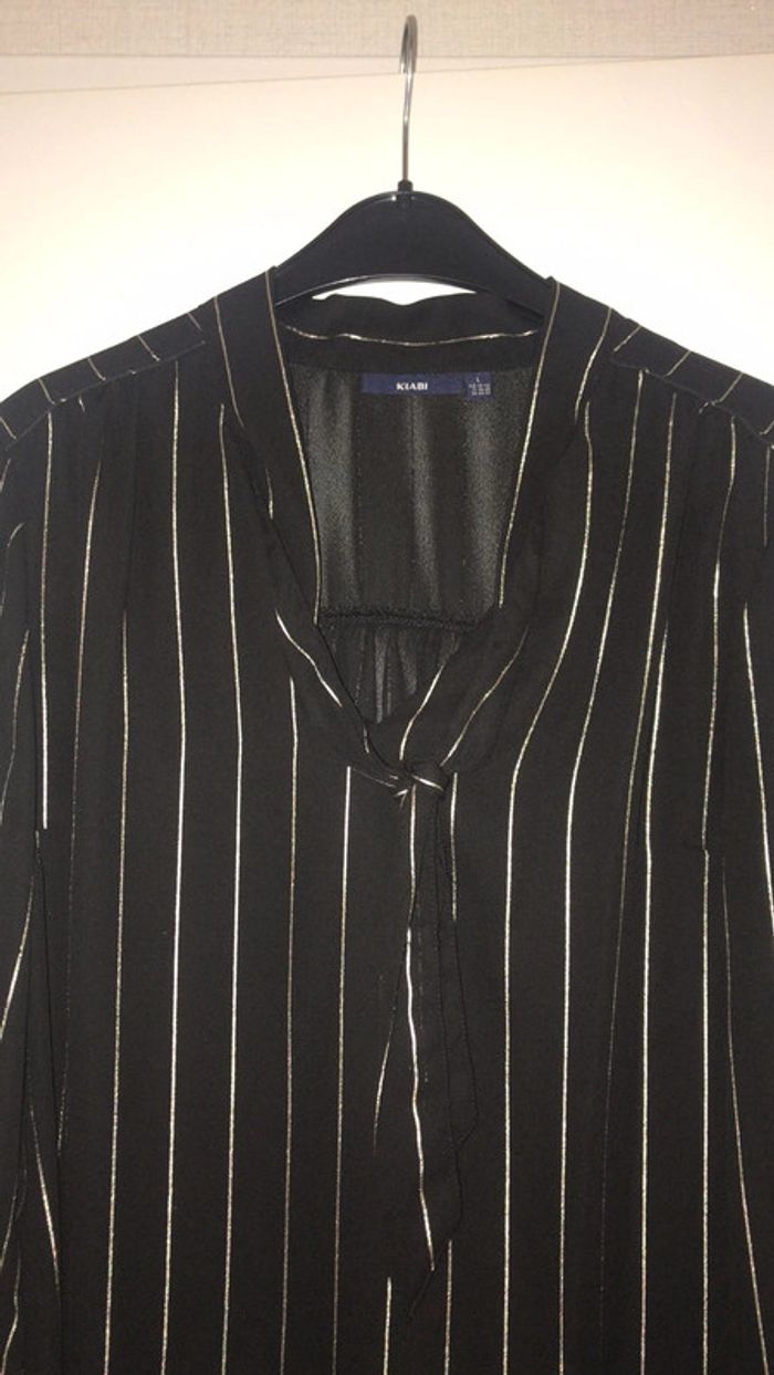 Blouse noir et or - photo numéro 2
