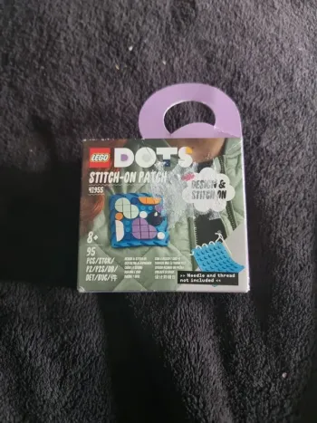 Lego dots stich on patch