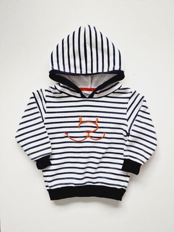 Noukie's - Sweat à capuche, manches longues, doublé polaire (12 mois)