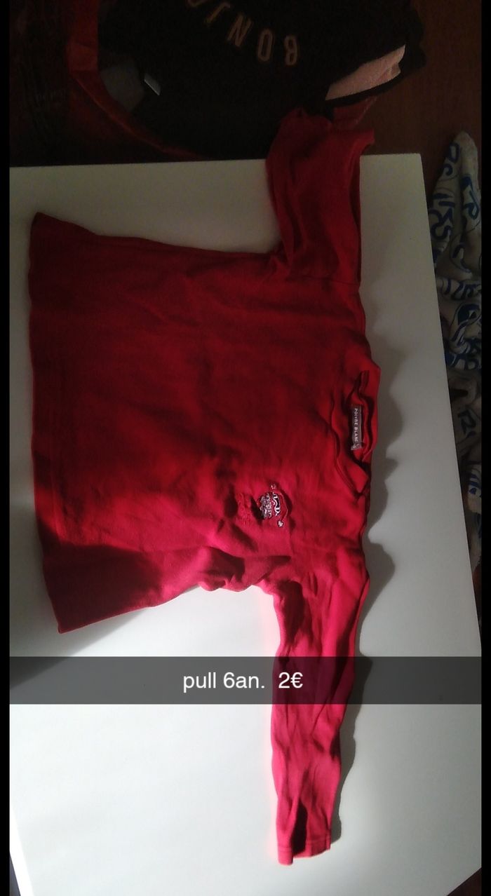 vent vetement fille 5-6an