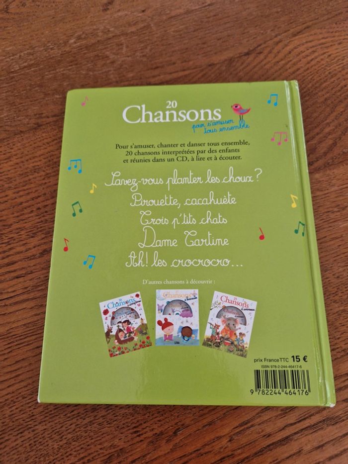 Livre chansons avec CD - photo numéro 2