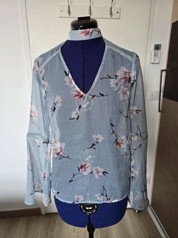 Blouse bleue