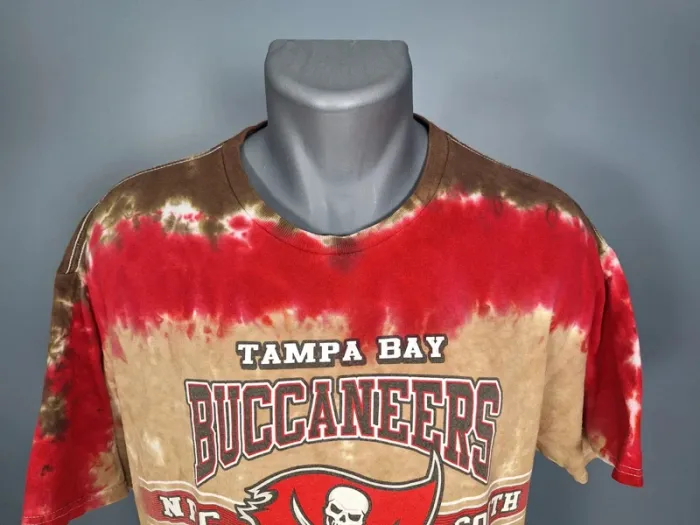 tee shirt /Tie dye nfl homme taille L - Tampa Bay Buccaneers (509) - photo numéro 2