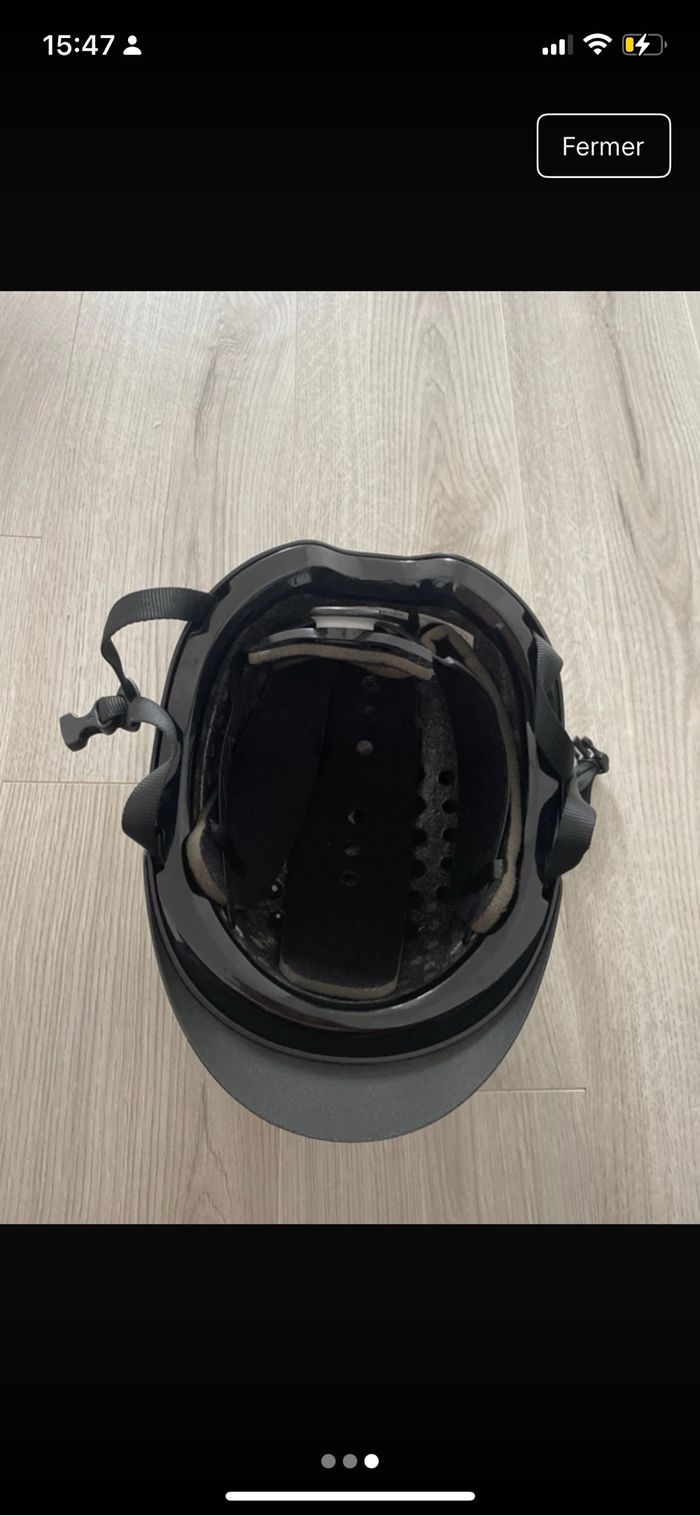 Casque équitation 55-58 - photo numéro 3