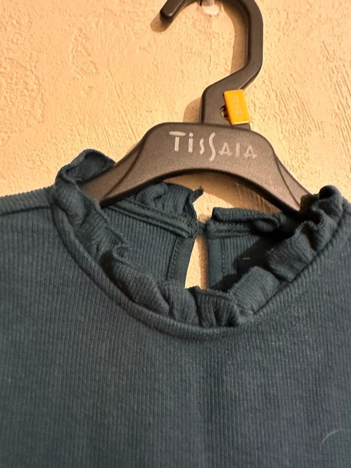 Robe ballerine bleue manches longues fille 5 ans Okaïdi - photo numéro 5