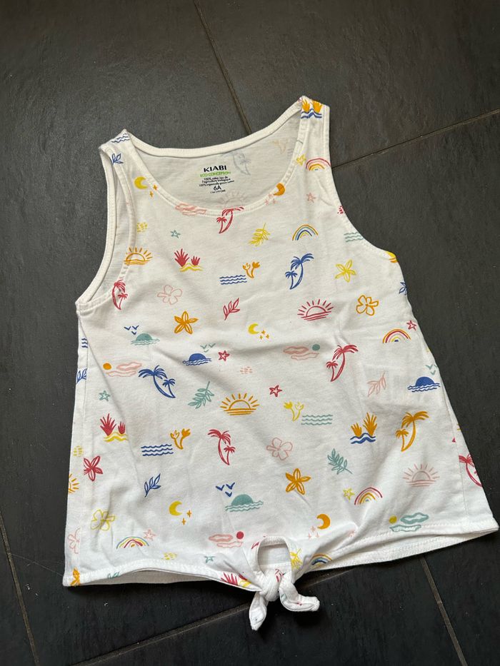 Débardeur à motifs