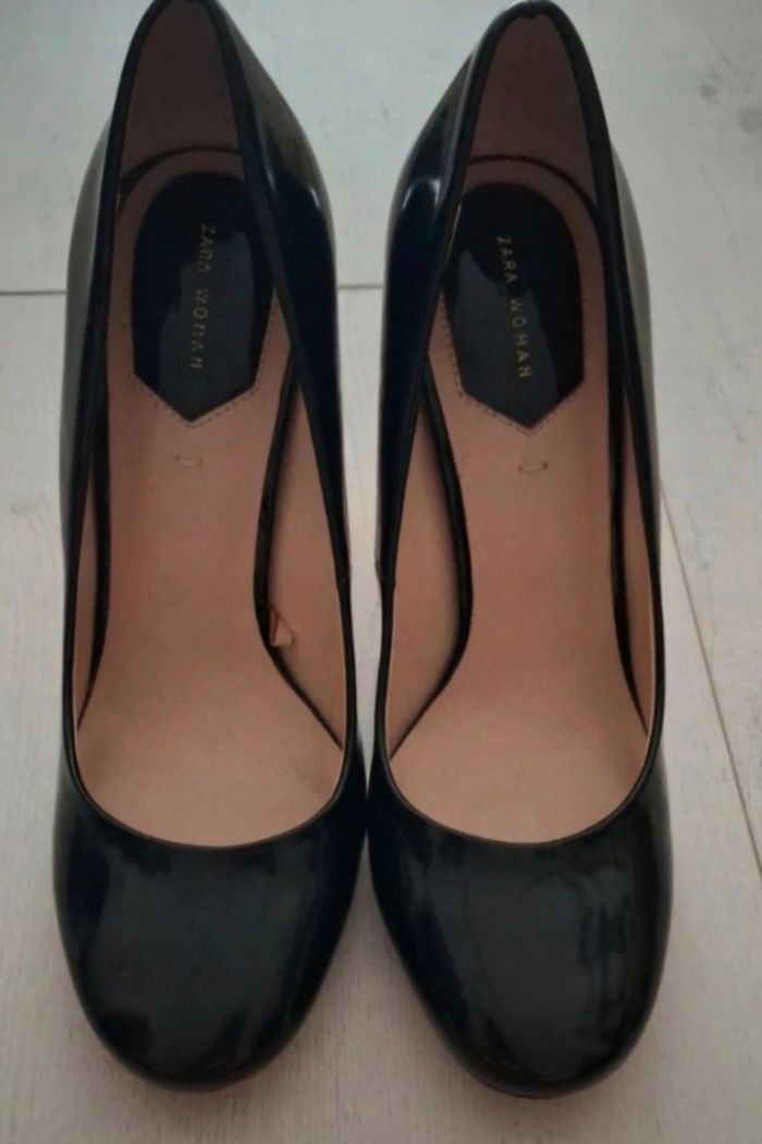 Talons noirs vernis Zara - photo numéro 3