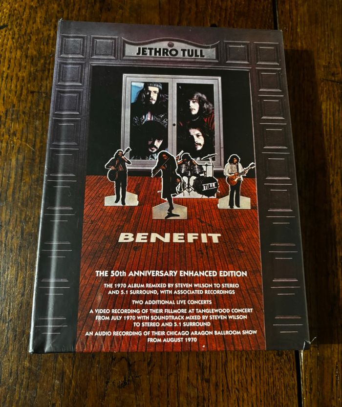 Rare coffret 4 CD 2 DVD Jethro Tull Benefit 50e anniversaire neuf sous blister