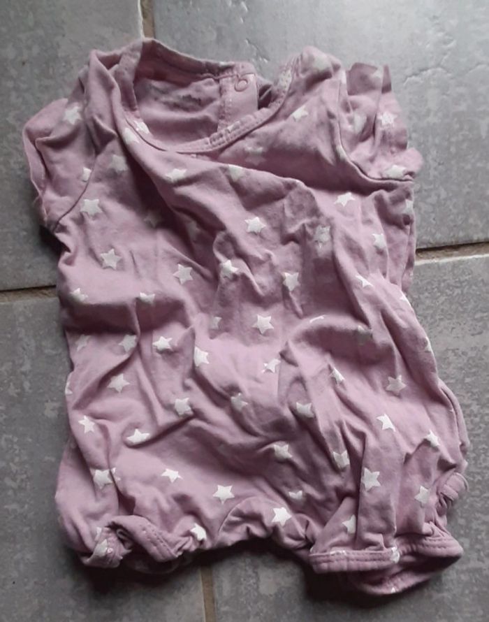 Combi short fille vertbaudet 1 mois