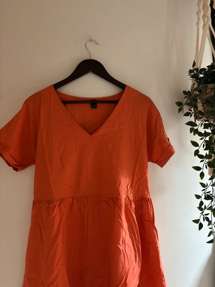 Robe orange fluide - Shein - Taille L - photo numéro 3