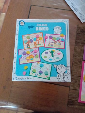 Jeu couleur Bingo