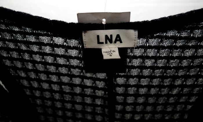 LNA - Débardeur à mailles - Noir - Femme - Taille S - Neuf avec Etiquettes - photo numéro 3